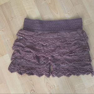 4/$20 NWOT Lace Shorts